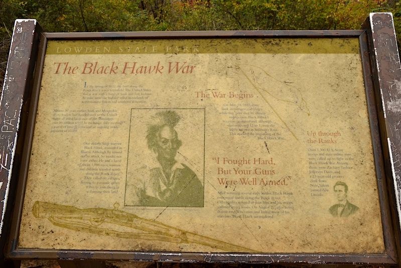 The Black Hawk War Marker image. Click for full size.