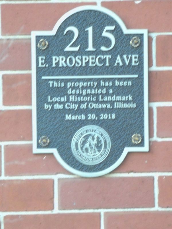 215 E. Prospect Ave Marker image. Click for full size.