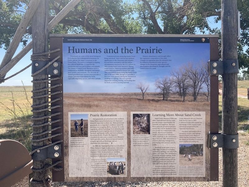 Humans and the Prairie Marker image. Click for full size.