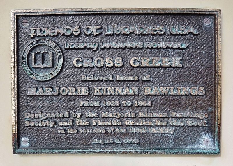 Cross Creek Marker image. Click for full size.
