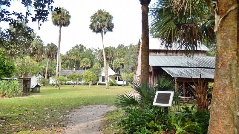 Marjorie Kinnan Rawlings House and Farmyard Marker image. Click for full size.