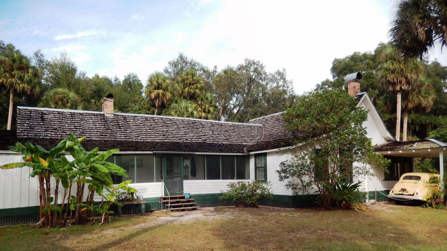 Marjorie Kinnan Rawlings House (<i>south elevation</i>) image. Click for full size.