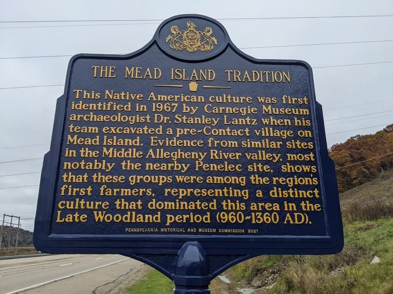 The Mead Island Tradition Marker image. Click for full size.