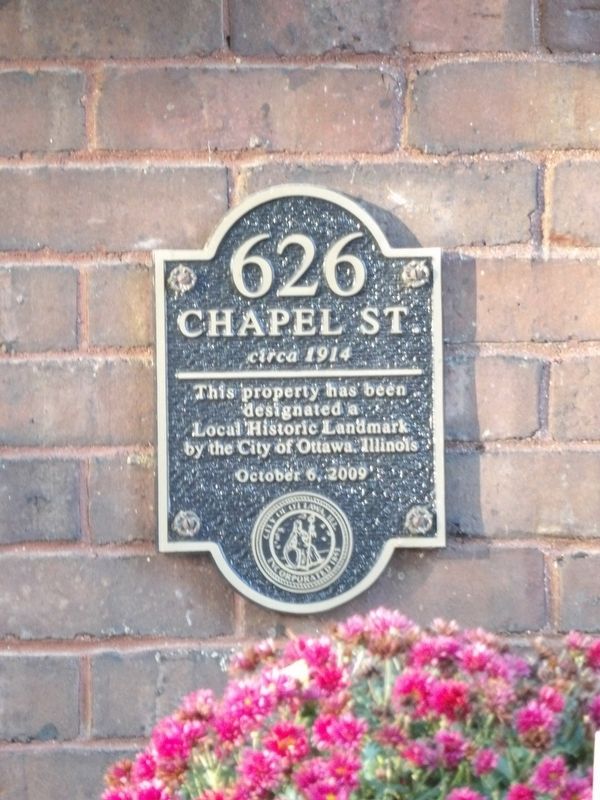 626 Chapel St. Marker image. Click for full size.