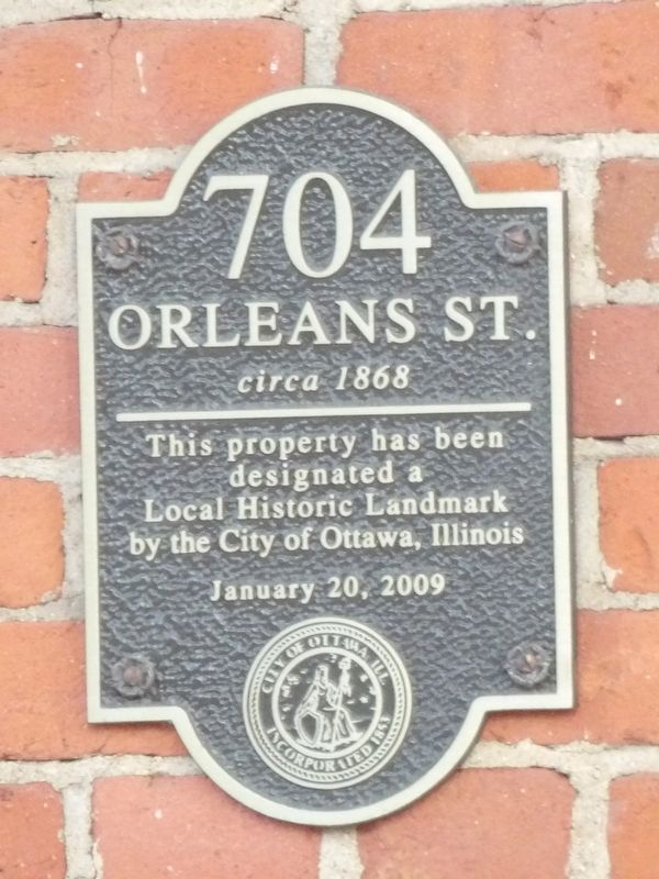 704 Orleans St. Marker image. Click for full size.