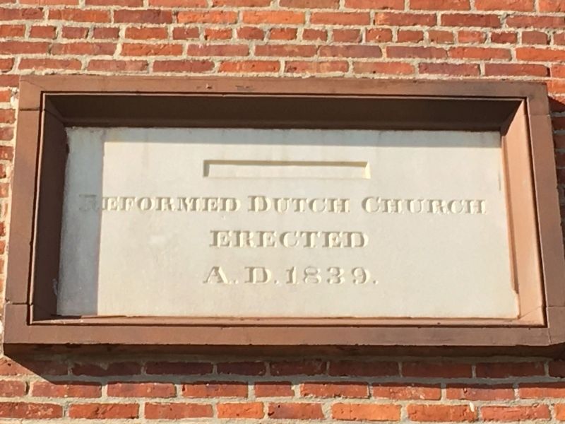 North Dutch Reformed Church Plaque image. Click for full size.