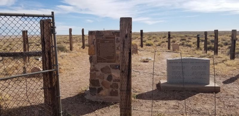 The entrance to the Sunset Cemetery image. Click for full size.