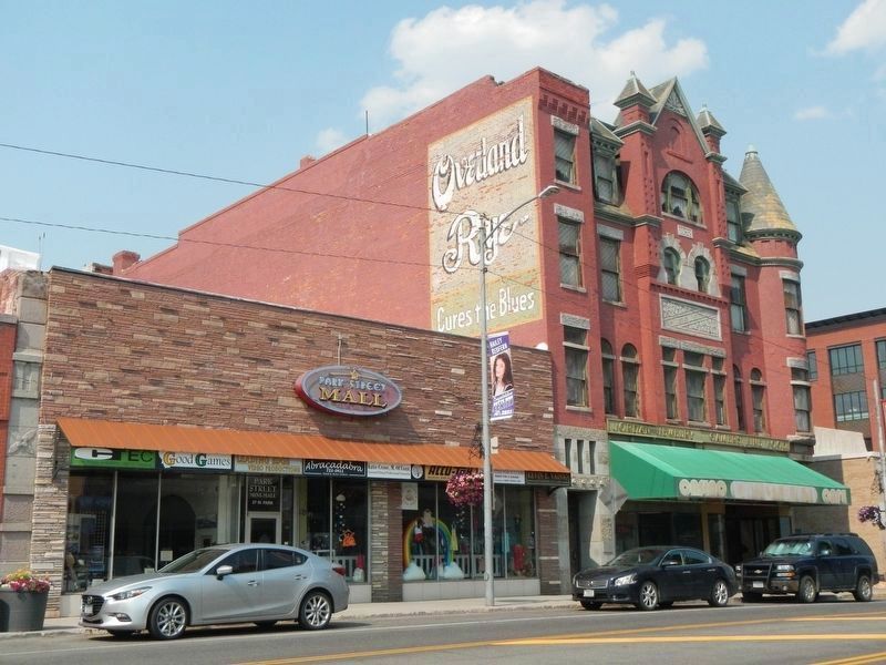 Curtis Music Hall and Marker image. Click for full size.