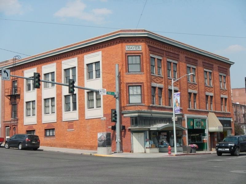 Mayer Building and Marker image. Click for full size.