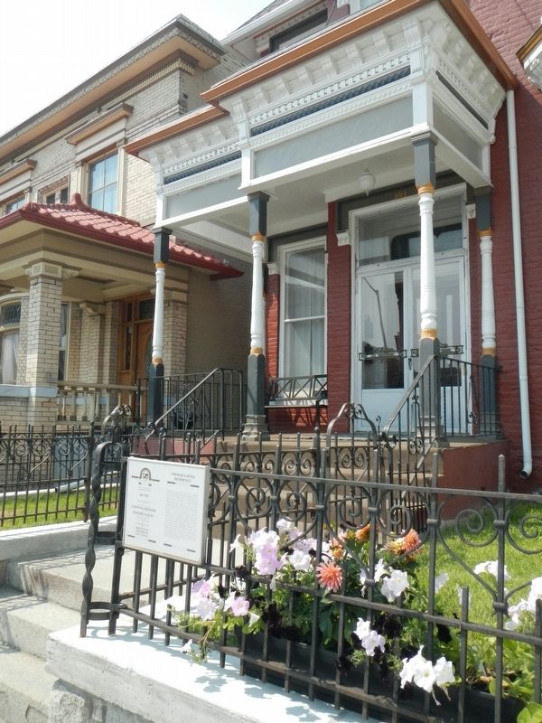 Thomas Lavell Residence and Marker image. Click for full size.