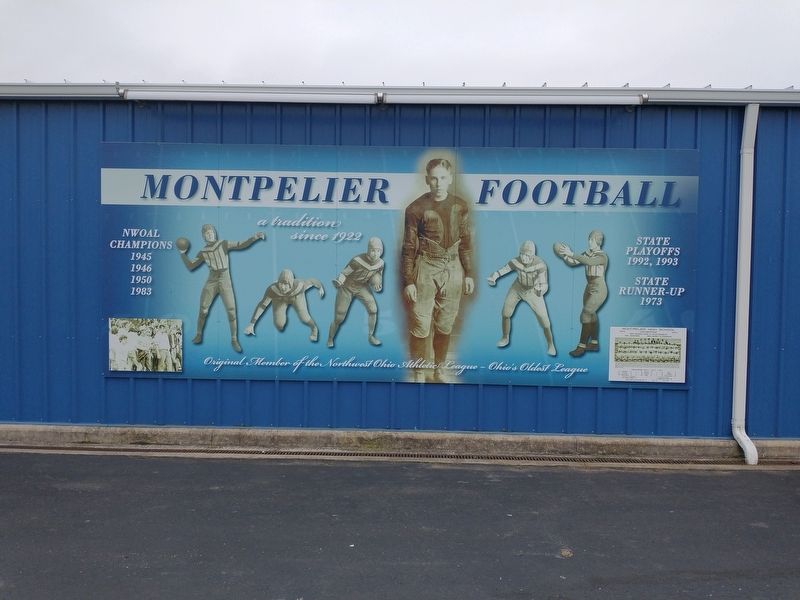 Montpelier Football Marker image. Click for full size.