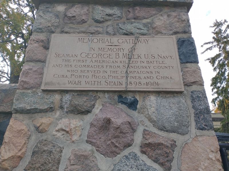 Memorial Gateway Marker. Click for full size. Memorial Gateway Marker image. Click for full size.