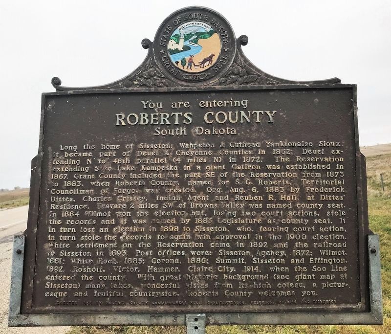 Roberts County Marker image. Click for full size.
