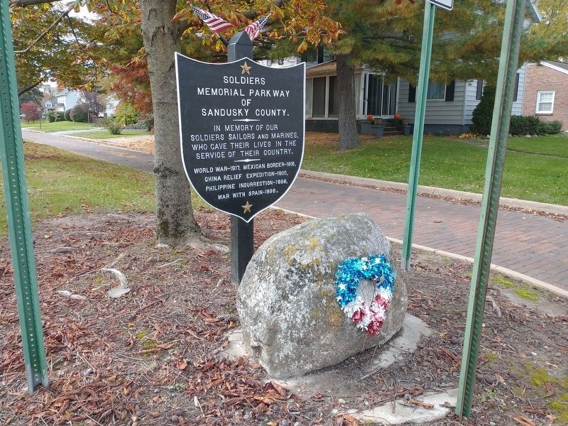 Soldiers Memorial Parkway Of Sandusky County. Click for full size. Soldiers Memorial Parkway Of Sandusky County image. Click for full size.
