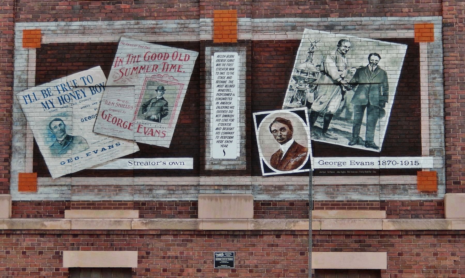 George Evans Mural image. Click for full size.