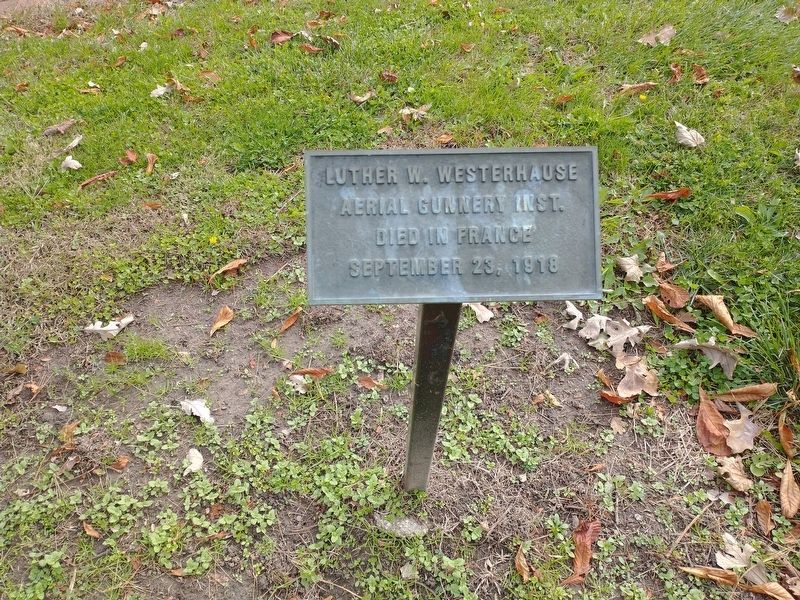 Luther W. Westerhause Marker image. Click for full size.
