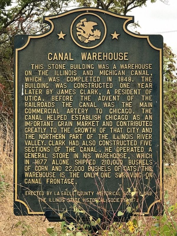 Canal Warehouse Marker image. Click for full size.
