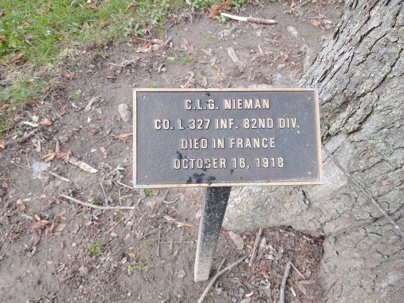 C.L.G. Nieman Marker. Click for full size. C.L.G. Nieman Marker image. Click for full size.
