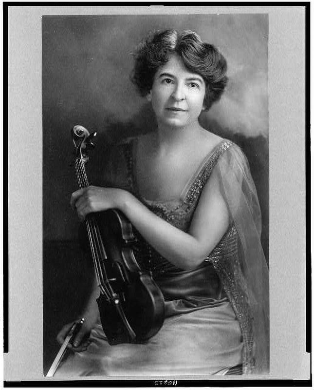 Maud Powell (1867-1920). Click for full size. Maud Powell (1867-1920) image. Click for full size.