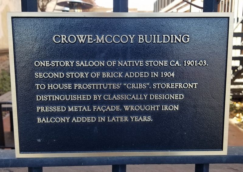 Crowe-McCoy Building Marker image. Click for full size.