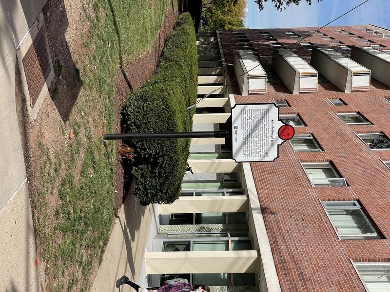 Hardenbergh Hall Marker image. Click for full size.