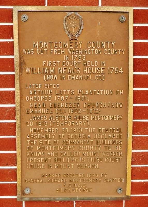 Montgomery County Marker image. Click for full size.