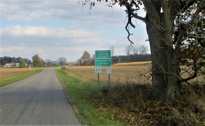 Greenville Treaty Line Marker. Click for full size. Greenville Treaty Line Marker image. Click for full size.