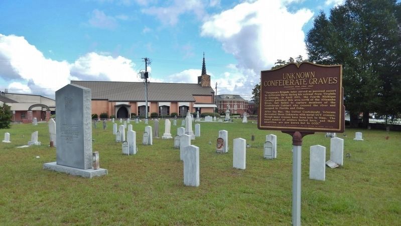 Unknown Confederate Graves Marker (<i>side 2</i>). Click for full size. Unknown Confederate Graves Marker (<i>side 2</i>) image. Click for full size.