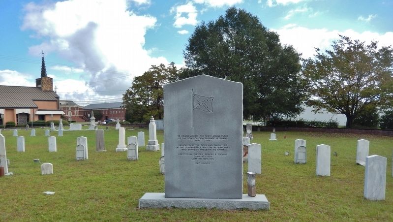 To Commemorate 100th Anniversary of the Sons of Confederate Veterans Marker image. Click for full size.