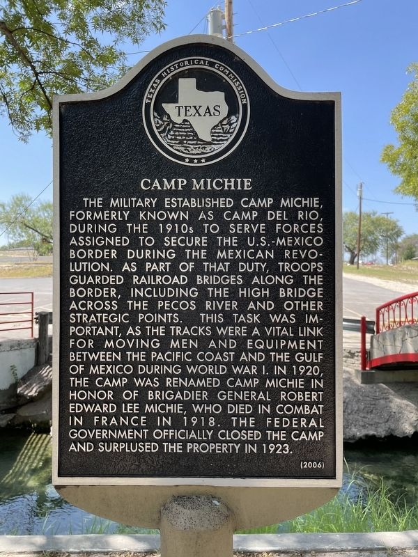 Camp Michie Marker image. Click for full size.