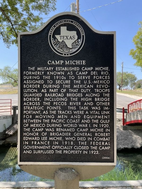 Camp Michie Marker image. Click for full size.