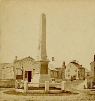 <i>Soldier and Sailors Civil War Monument, Nantucket</i> image. Click for full size.