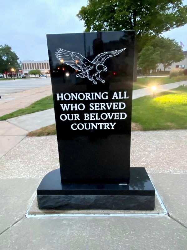 Bay County Veterans Memorial. Click for full size. Bay County Veterans Memorial image. Click for full size.
