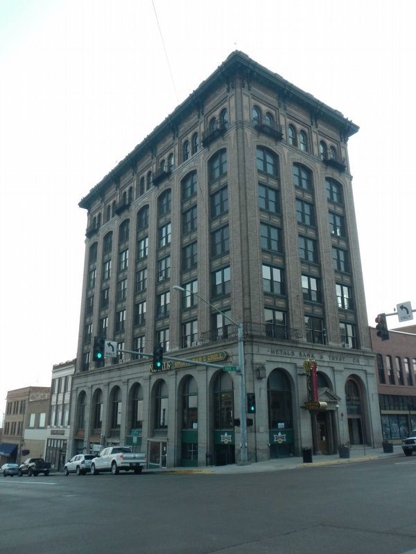 Metals Bank Building and Marker image. Click for full size.