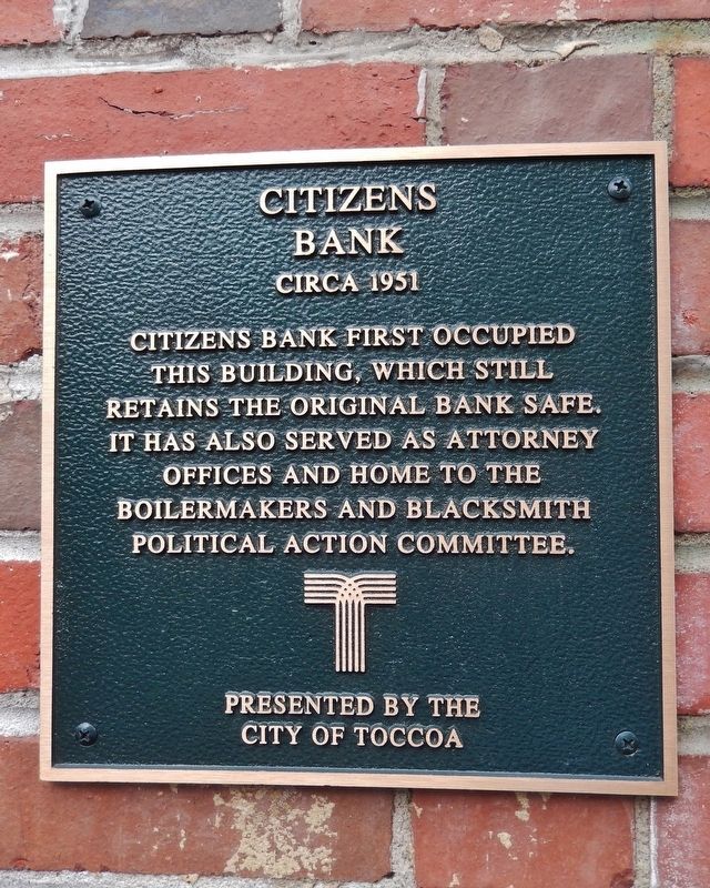 Citizens Bank Marker. Click for full size. Citizens Bank Marker image. Click for full size.