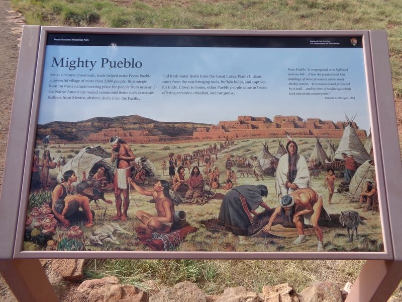Mighty Pueblo Marker image. Click for full size.