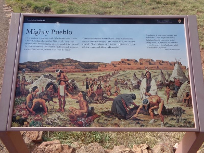 Mighty Pueblo Marker. Click for full size. Mighty Pueblo Marker image. Click for full size.