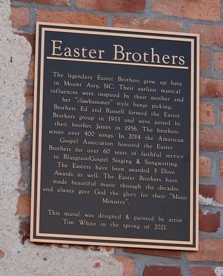 Easter Brothers Marker image. Click for full size.