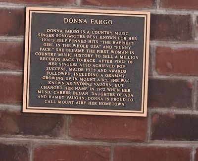 Donna Fargo Marker image. Click for full size.