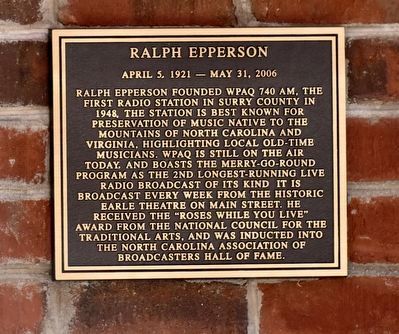 Ralph Epperson Marker image. Click for full size.