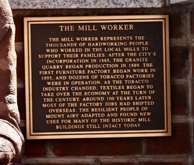 The Mill Worker Marker image. Click for full size.