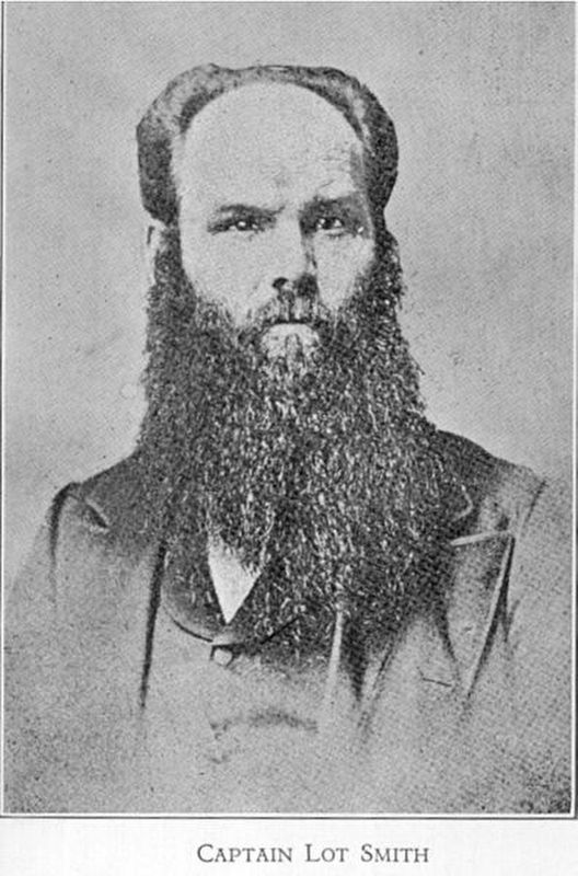 Lot Smith, a Mormon pioneer and American frontiersman image. Click for full size.