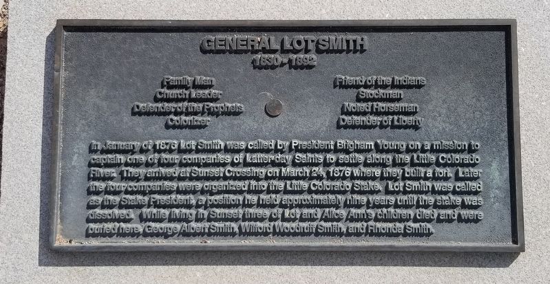 General Lot Smith Marker image. Click for full size.