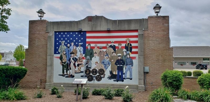 American Heroes Mural Marker image, Touch for more information