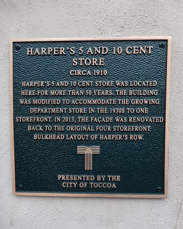 Harper's 5 and 10 Cent Store Marker image. Click for full size.