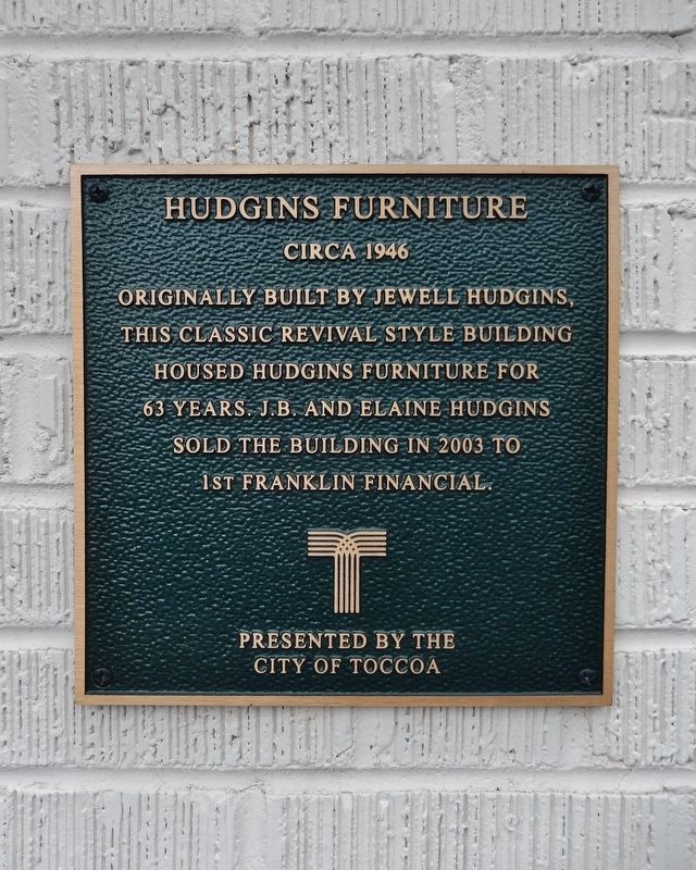 Hudgins Furniture Marker image. Click for full size.