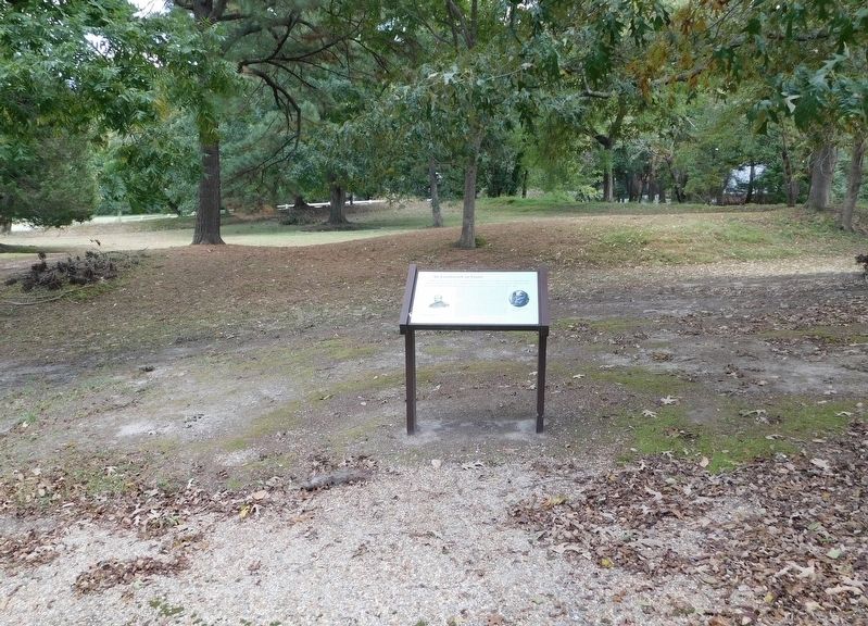 An Earthwork In Front Marker. Click for full size. An Earthwork In Front Marker image. Click for full size.