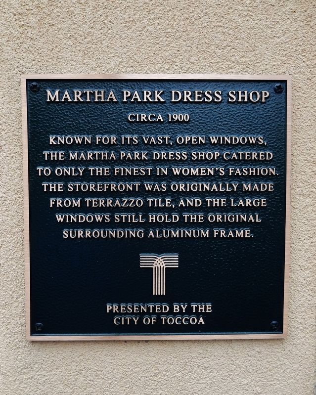 Martha Park Dress Shop Marker image. Click for full size.