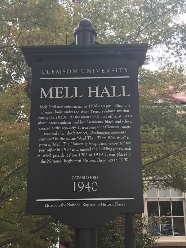 Nell Hall Marker (side A) image. Click for full size.
