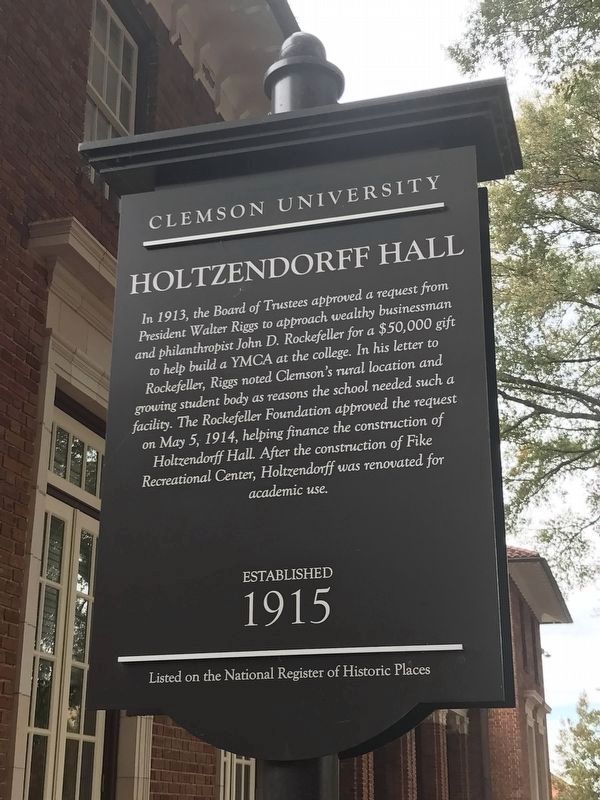 Holtzendorff Hall Marker (side A) image. Click for full size.